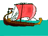 GIF animado (78315) Dibujo de un barco viking