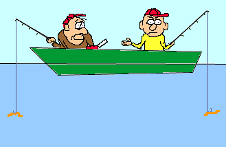 GIF animado (78304) Dos senores pescando