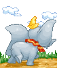 GIF animado (82479) Dumbo caminando