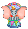 GIF animado (82480) Dumbo circo
