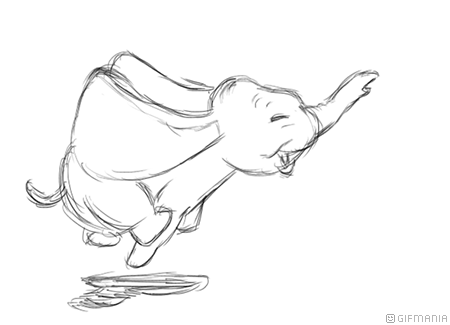 GIF animado (82483) Dumbo dibujo