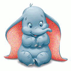 GIF animado (82487) Dumbo glitter