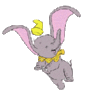 GIF animado (82500) Dumbo volando