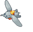 GIF animado (82501) Dumbo volando