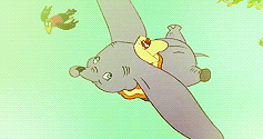GIF animado (82503) Dumbo volando