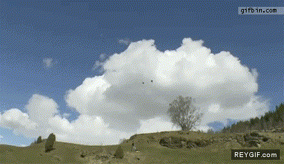 GIF animado (88750) El hombre volador