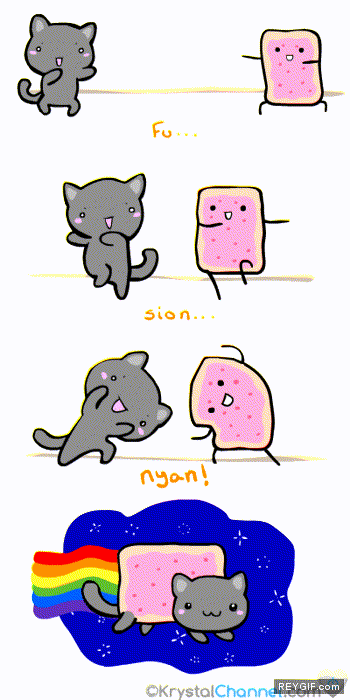 GIF animado (88427) El origen del nyan cat