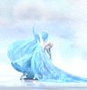 GIF animado (82652) Elsa llorando anna congelada
