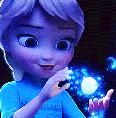 GIF animado (82653) Elsa nieve