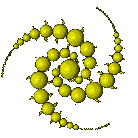 GIF animado (85804) Espiral bolas amarillas