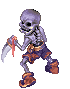 GIF animado (77302) Esqueleto asesino