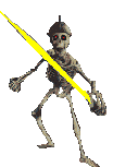 GIF animado (77104) Esqueleto atacando