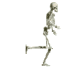 GIF animado (77109) Esqueleto corriendo