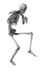 GIF animado (77113) Esqueleto hurtadillas