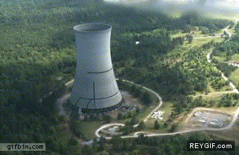 GIF animado (89145) Explosion de central nuclear