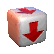 GIF animado (85579) Flecha cubo abajo