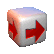 GIF animado (85619) Flecha cubo derecha