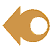 GIF animado (85671) Flecha izquierda dorada