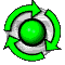 GIF animado (85610) Flechas circulo verde