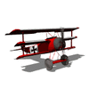 GIF animado (77605) Fokker dr i baron rojo parado