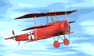 GIF animado (77606) Fokker dr i baron rojo volando