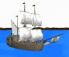 GIF animado (78349) Galeon flotando