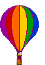 GIF animado (79501) Globo con arco iris
