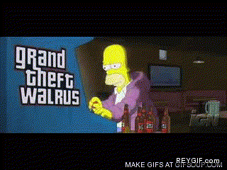 GIF animado (86781) Grand theft walrus