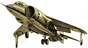 GIF animado (77806) Harrier jump jet flotando