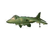 GIF animado (77807) Harrier jump jet girando