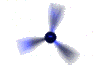 GIF animado (78199) Helices de avion girando rapido