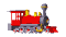 Imagen GIF de Icono de locomotora antigua animado