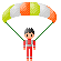 GIF animado (79514) Icono de paracaidas