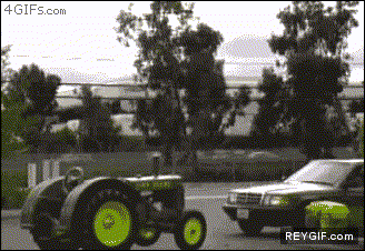 GIF animado (90067) Ilusion con un tractor