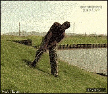 GIF animado (87819) Jugar a golf a otro nivel