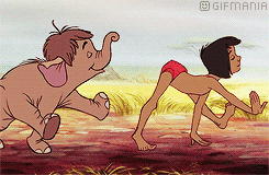 GIF animado (82881) Junior marchando mowgli