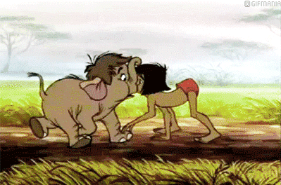 GIF animado (82882) Junior mowgli