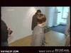 GIF animado (86858) Justin bieber se choca contra un cristal
