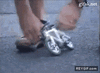 GIF animado (89752) La bicicleta mas pequena del mundo