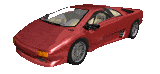 Imagen GIF de Lamborghini diablo de lado animado