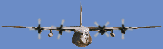 GIF animado (77961) Lockheed c hercules en el cielo