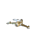 GIF animado (77813) Lockheed f starfighter dando vueltas