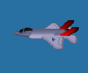 GIF animado (77846) Lockheed martin f lightning ii pixelado