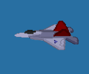 GIF animado (77818) Lockheed martin f raptor pixelado