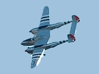 GIF animado (77629) Lockheed p lightning en el cielo