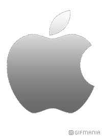 GIF animado (75914) Logo apple metal