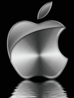 GIF animado (75917) Logo apple reflejado