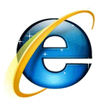 GIF animado (76090) Logo de internet explorer glitter