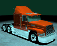 GIF animado (78515) Luces de camion de trailer