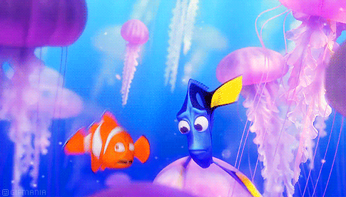 GIF animado (80788) Marlin dory medusas